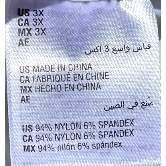 And Now This White Sleeveless Tank Top 3X Polyester Blend Womens Plus Size - Picture 7 of 8